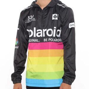 Polaroid Mens Polaroid Be Original Hooded Windbreaker New